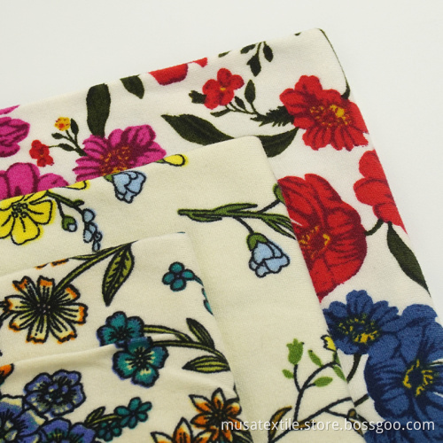 Polyester Spandex DTY Two Side Brushed Jersey Fabric